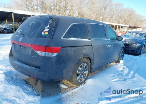 2014 Honda Odyssey Touring/Touring Elite z USA, uszkodzony, nr VIN 5FNRL5H9XEB005892